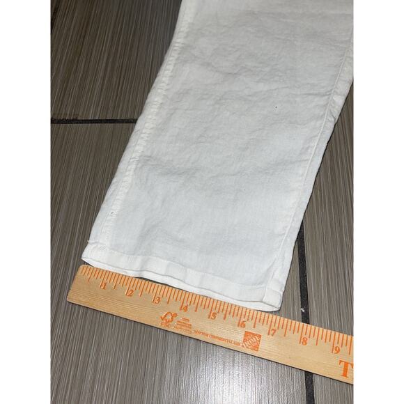 beach relaxed breathable coastal nautical J jill love linen pants sz Large linen - Picture 4 of 10